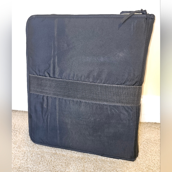 Mead Five Star Trapper Keeper Black 3 Ring Binder Zipper School Student VTG 1991 - Picture 4 of 11